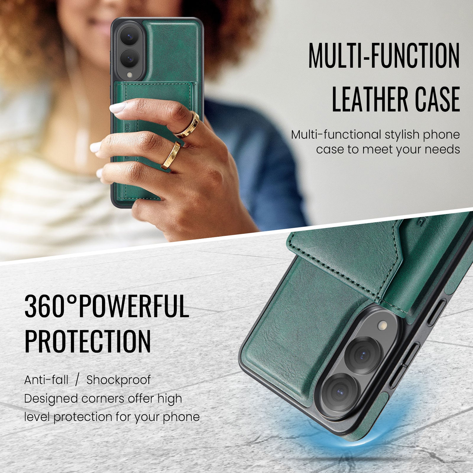 Samsung Galaxy S25 Edge DG.Ming MagSafe Wallet Case [Green]