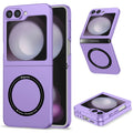 Samsung Galaxy Z Flip 7 FE Magnetic Ring Case [Purple] - Purple