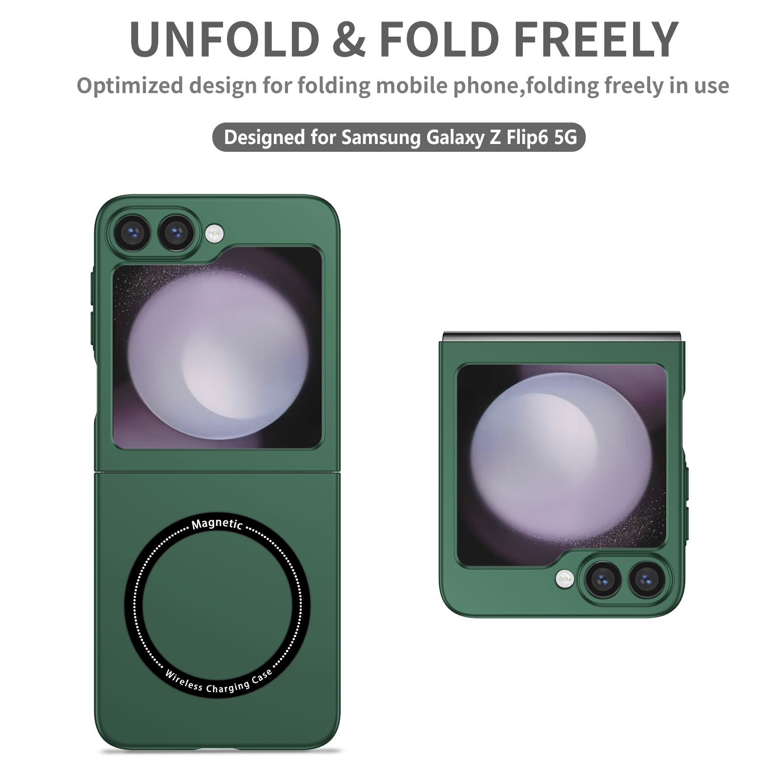 Samsung Galaxy Z Flip 7 FE Magnetic Ring Case [Teal]