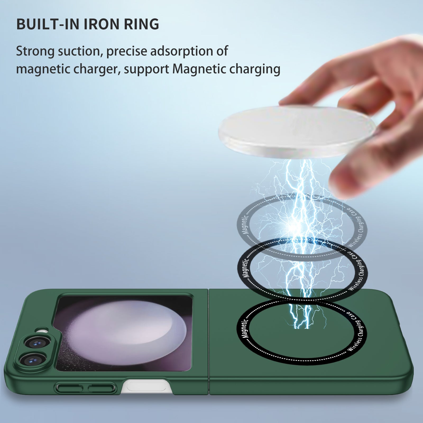 Samsung Galaxy Z Flip 7 FE Magnetic Ring Case [Teal]
