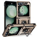 Samsung Galaxy Z Flip 7 FE Military Armour Kickstand Case [Gold] - Gold