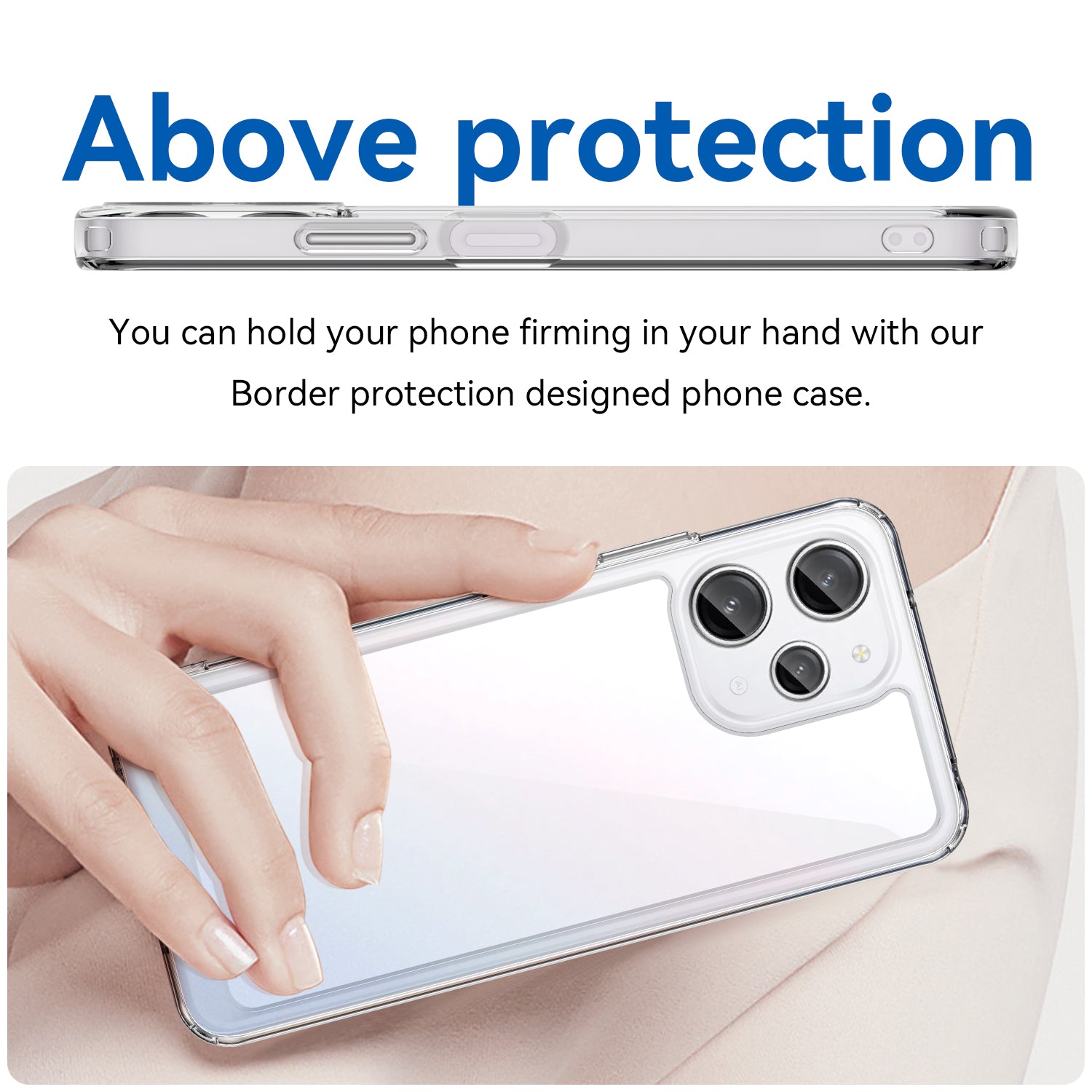 Xiaomi Redmi 12 5G Soft TPU Bumper Case (Clear)