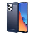 Xiaomi Redmi 12 5G Carbon Fibre TPU Case Slim Shockproof Cover Navy - Navy