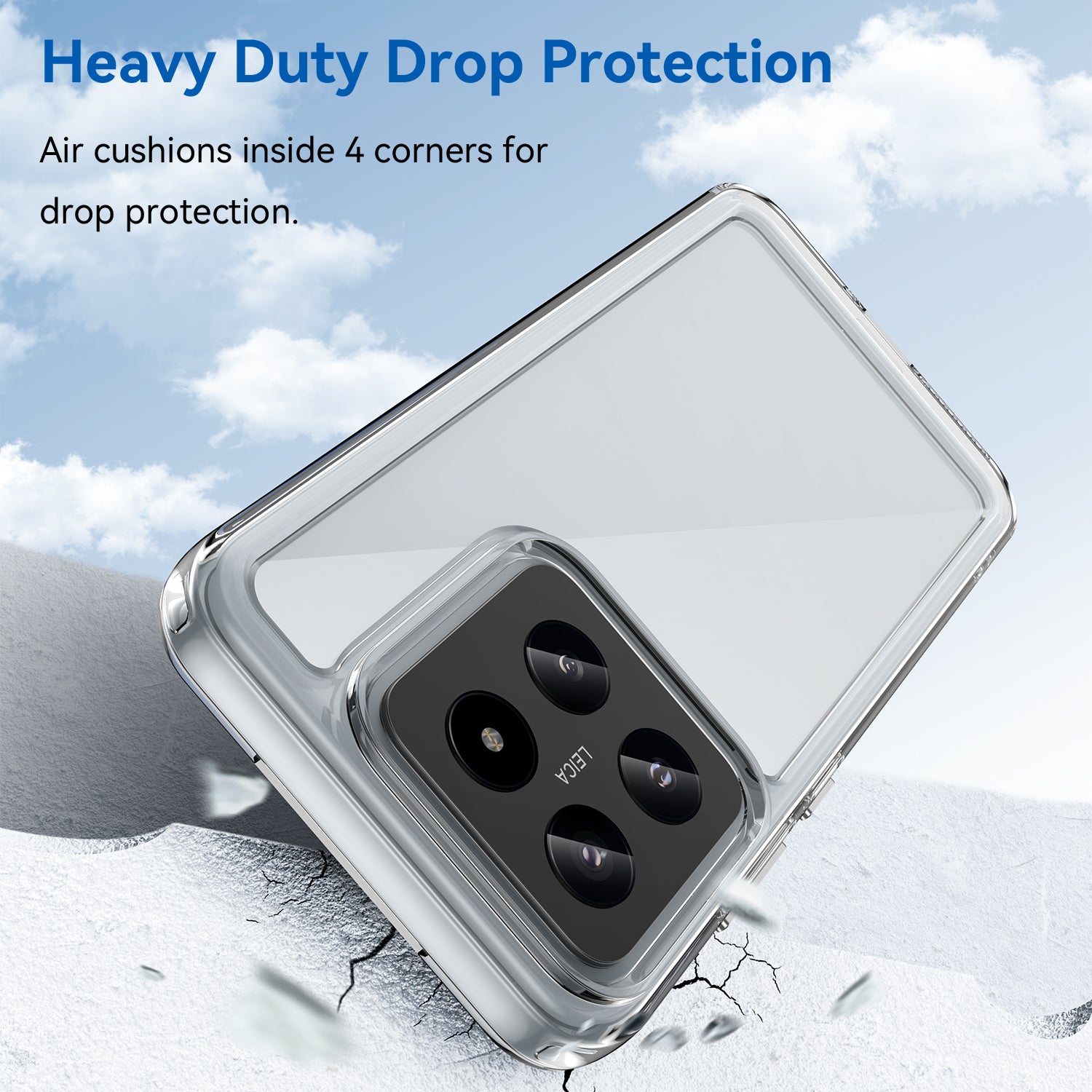 Xiaomi 14 Soft TPU Bumper Case (Clear)