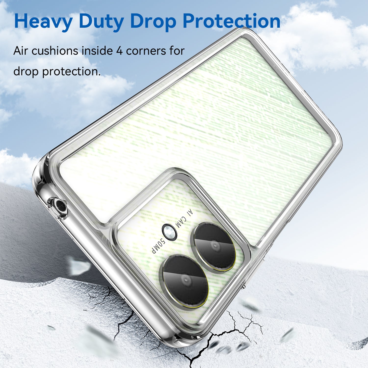 Xiaomi Redmi 13C 4G Soft TPU Bumper Case (Clear)