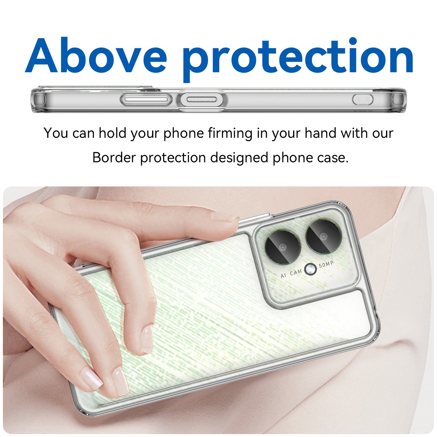 Xiaomi Poco C65 Soft TPU Bumper Case [Clear]