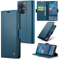 Xiaomi Redmi 13C CaseMe 023 Wallet Flip Cover, RFID Protection, Card Holder - Navy