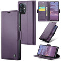 Xiaomi Poco C65 CaseMe Retro Wallet Case [Purple] - Purple