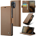Xiaomi Poco C65 CaseMe Retro Wallet Case [Brown] - Brown