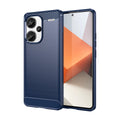 Xiaomi Redmi Note 13 Pro Plus 5G Carbon Fibre TPU Case Slim Shockproof Cover Navy - Navy