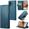 Xiaomi Redmi Note 13 Pro+ 5G CaseMe 023 Wallet Flip Cover, RFID Protection, Card Holder - Navy