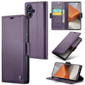 Xiaomi Redmi Note 13 Pro+ 5G CaseMe 023 Wallet Flip Cover, RFID Protection, Card Holder - Purple