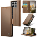 Xiaomi 14T Retro PU Leather Wallet Case - Brown