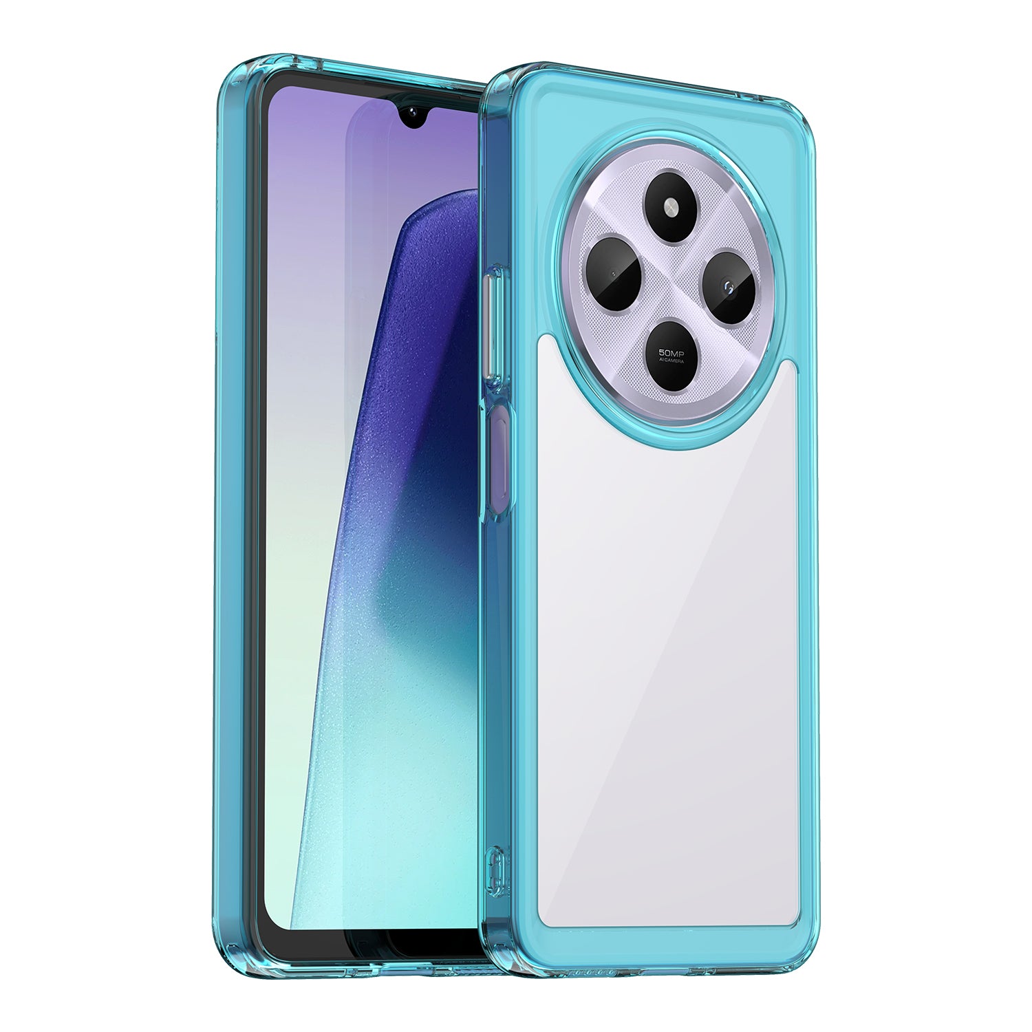 Xiaomi Redmi 14C Soft TPU Bumper Case [Clear Blue]