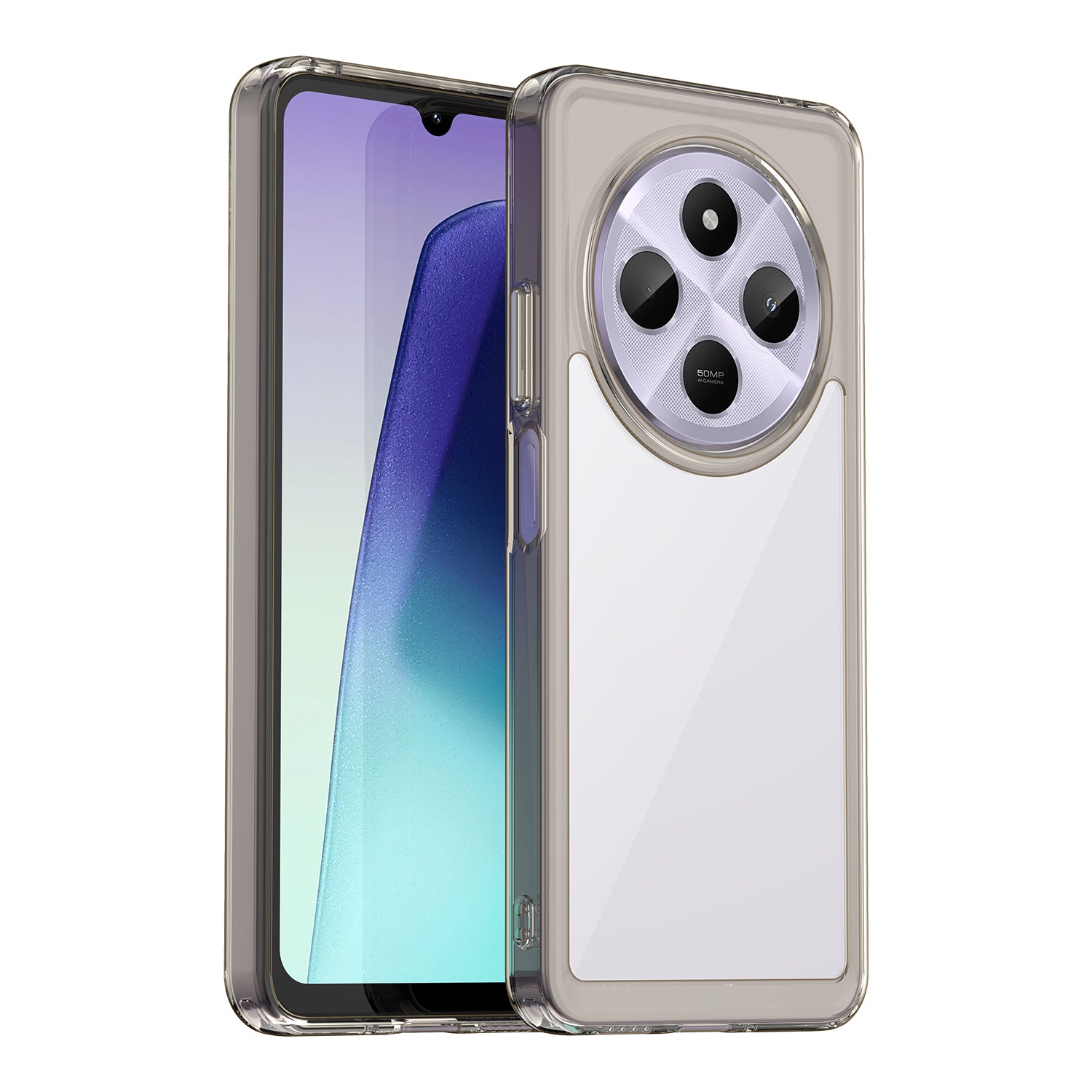 Xiaomi Redmi 14C Soft TPU Bumper Case [Clear Gray]