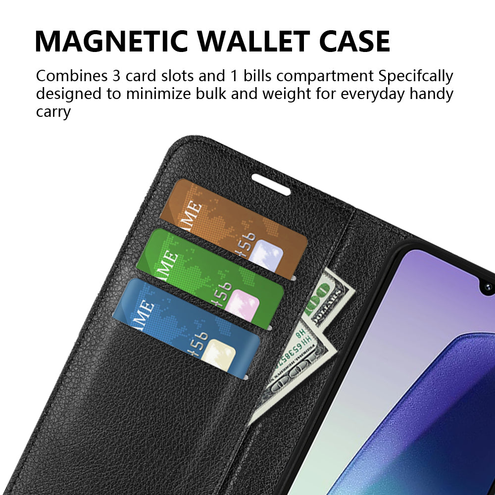 Xiaomi Redmi 14C PU Wallet Case (LightBlue)
