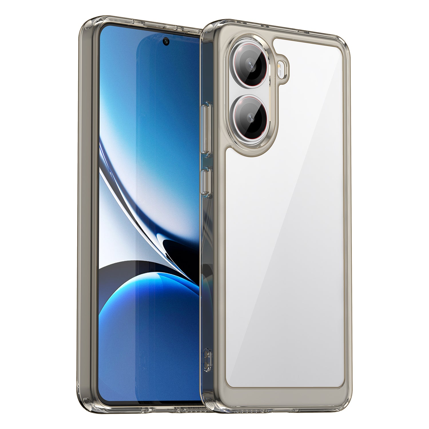 Xiaomi Poco X7 Pro Soft TPU Bumper Case [Clear Grey]