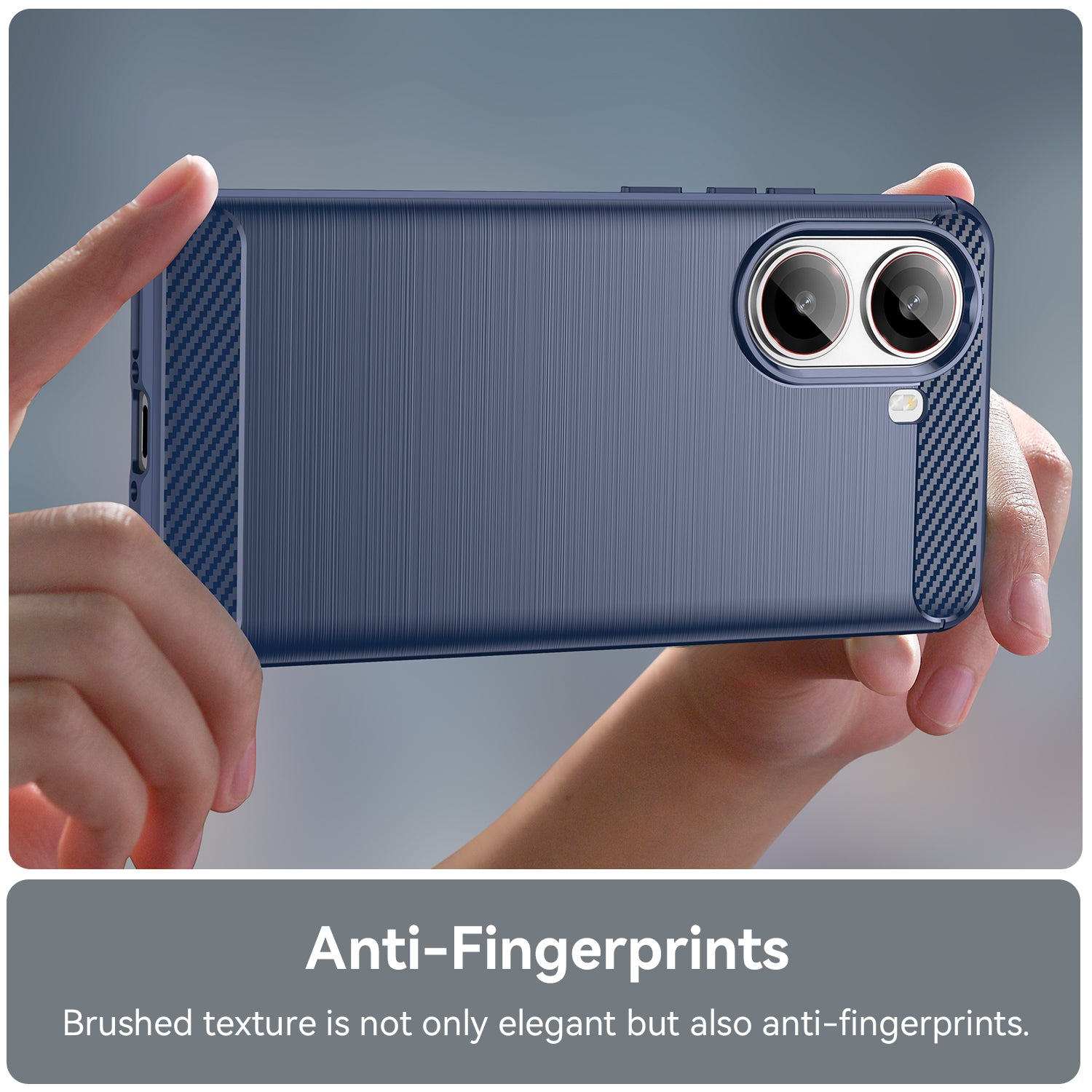 Xiaomi Poco X7 Pro Carbon Fibre Brushed Case [Navy]