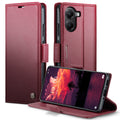Xiaomi Poco X7 Pro CaseMe Retro Wallet Case [Maroon] - Maroon