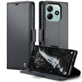 Xiaomi Redmi Note 14 5G CaseMe Retro Wallet Case [Black] - Black
