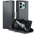 Xiaomi Redmi Note 14 5G CaseMe Retro Wallet Case [Black] - Black