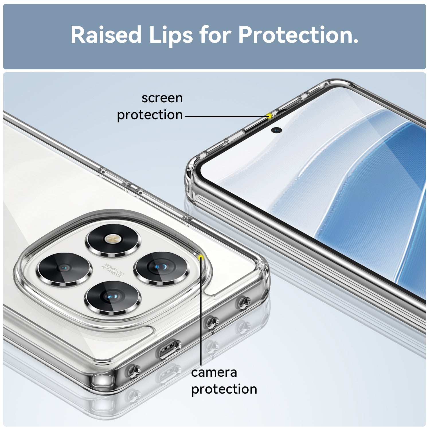 Xiaomi Redmi Note 14 Pro 5G Soft TPU Bumper Case [Clear]