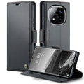 Xiaomi Redmi Note 14 Pro Plus 5G CaseMe Retro Wallet Case [Black] - Black