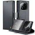 Xiaomi Redmi Note 14 Pro 5G CaseMe Retro Wallet Case [Black] - Black