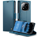 Xiaomi Redmi Note 14 Pro 5G CaseMe Retro Wallet Case [Navy] - Navy