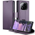 Xiaomi Redmi Note 14 Pro 5G CaseMe Retro Wallet Case [Purple] - Purple
