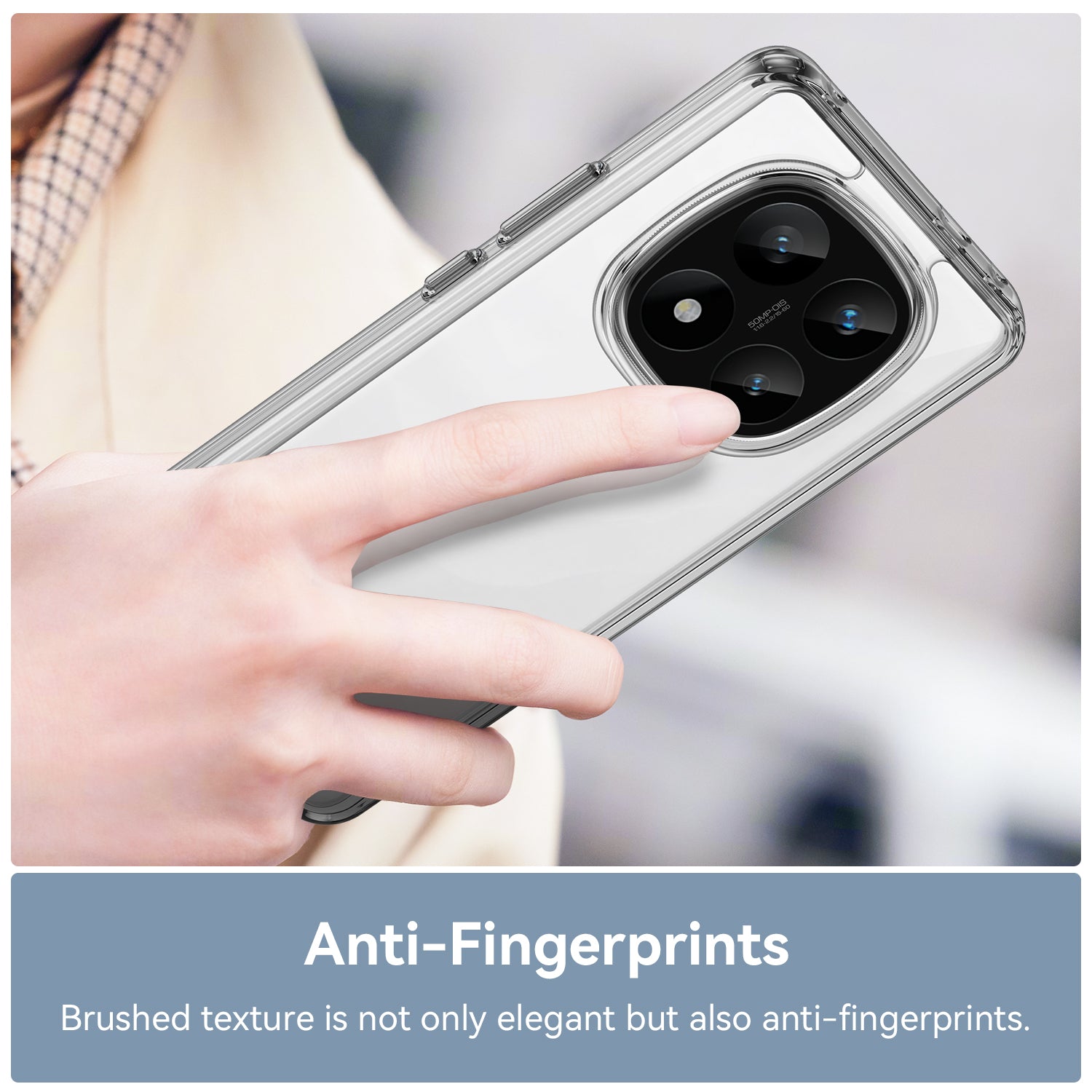 Xiaomi Redmi Note 14 Pro Plus 5G Soft TPU Bumper Case [Clear]