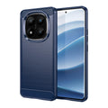 Xiaomi Redmi Note 14 Pro Plus 5G Carbon Fibre TPU Case Slim Shockproof Cover Navy - Navy