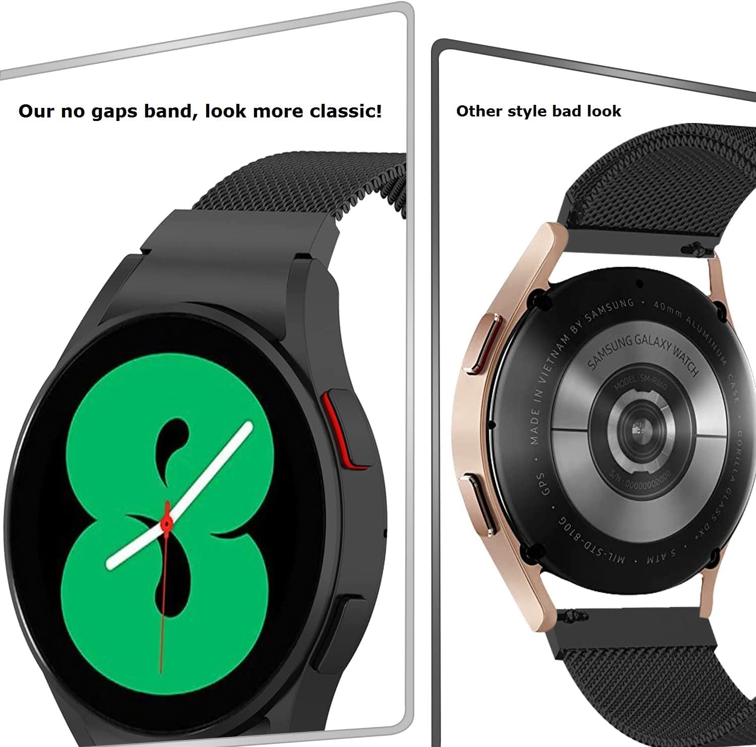 Samsung Galaxy Watch FE 40mm Strap Milanese Loop [Gold]