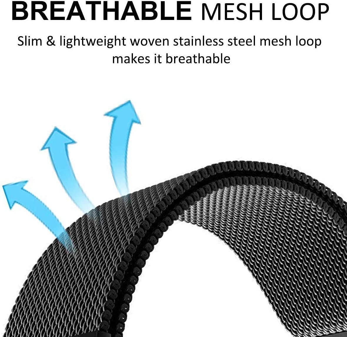 Samsung Galaxy Watch FE 40mm Strap Milanese Loop [Black]