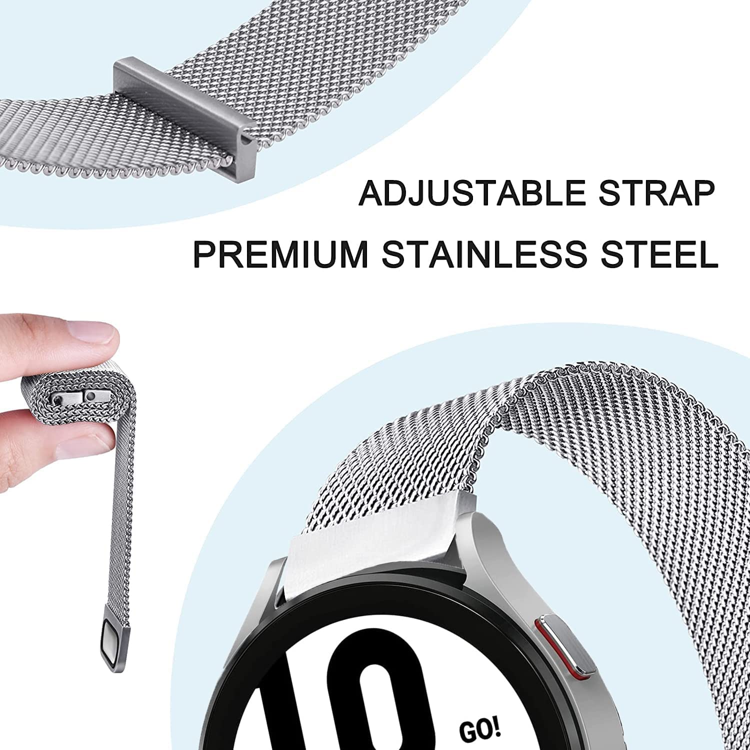 Samsung Galaxy Watch FE 40mm Strap Milanese Loop [Gold]