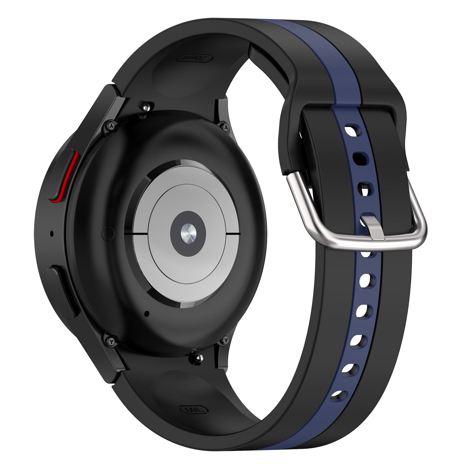 Samsung Galaxy Watch 7 44mm Strap Bicolour Silicone [Black/Navy]
