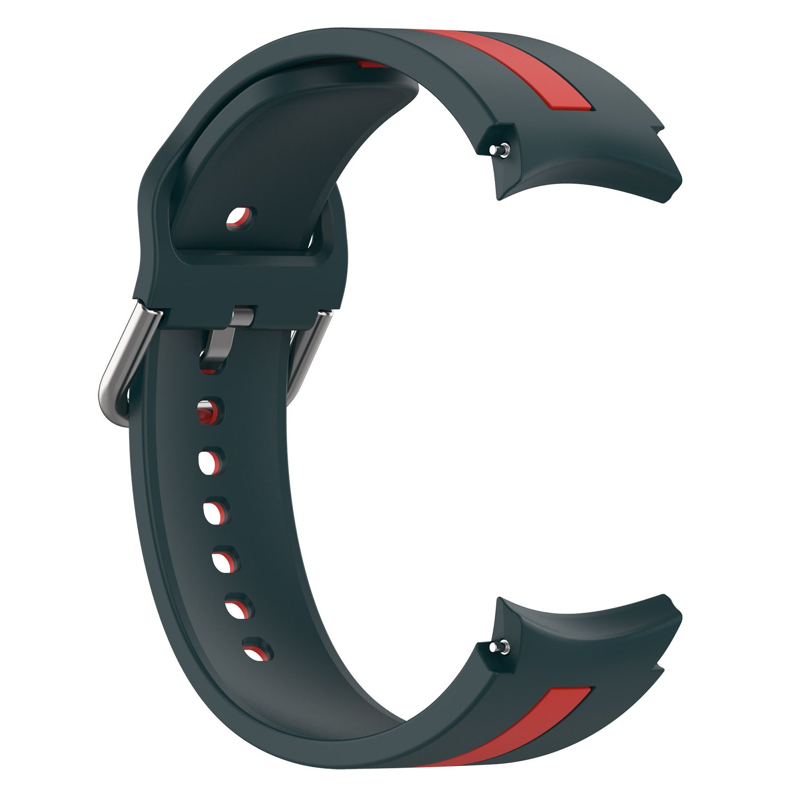 Samsung Galaxy Watch FE 40mm Strap Bicolour Silicone [Teal/Red]