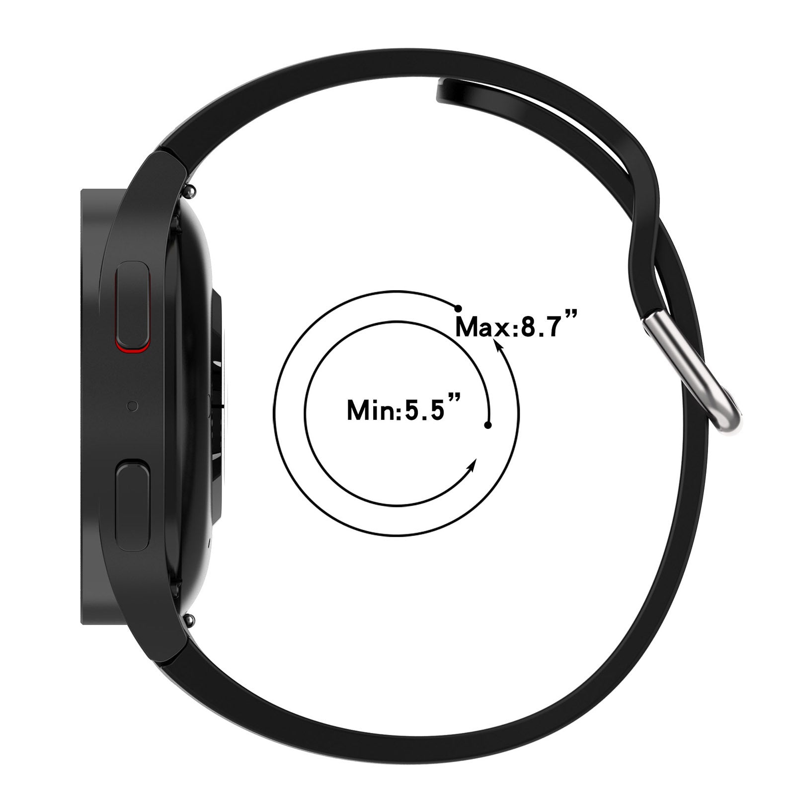 Samsung Galaxy Watch FE 40mm Strap Bicolour Silicone [Teal/Red]