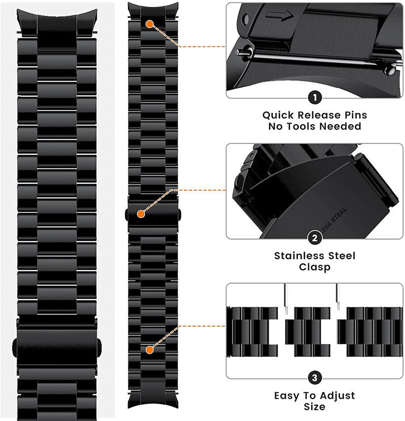 Samsung Galaxy Watch FE 40mm Strap Stainless Steel [RoseGold]