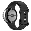 Google Pixel Watch 3 (41mm) Silicone Strap (Small) [Black] - Black