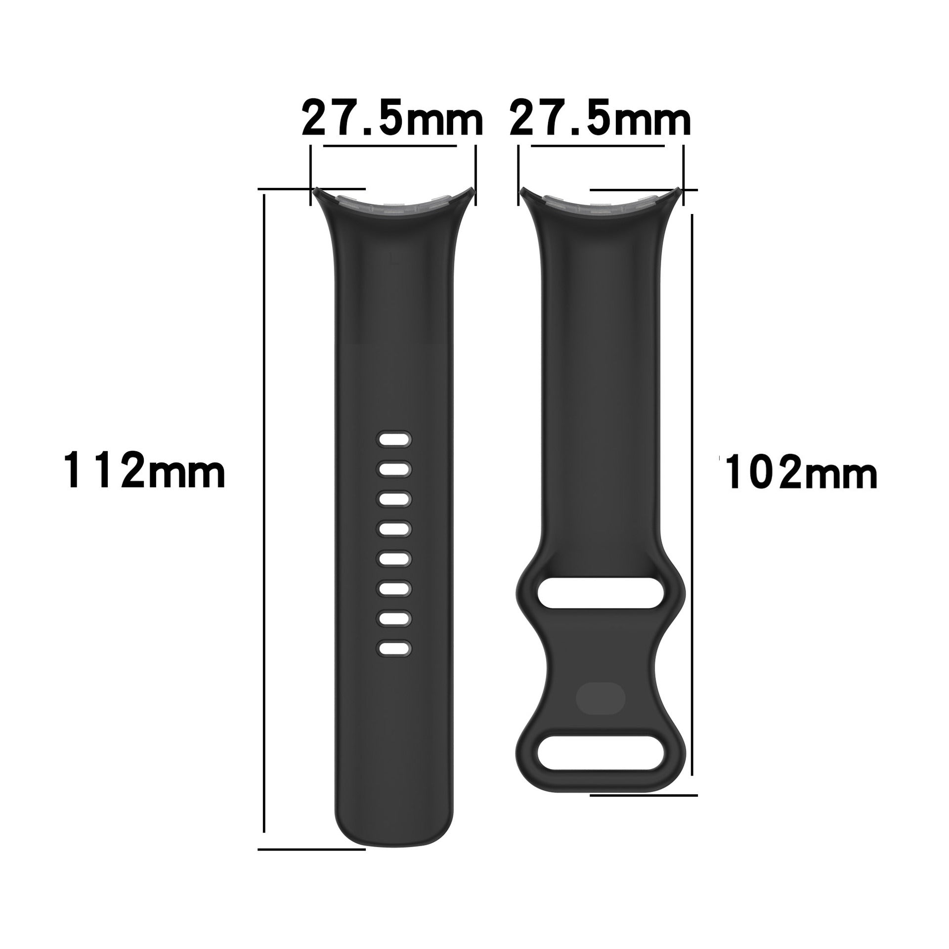 Google Pixel Watch 3 (41mm) Silicone Strap (Small) [LightBlue]