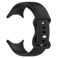 Google Pixel Watch 3 45mm Silicone Strap (Black) - Black