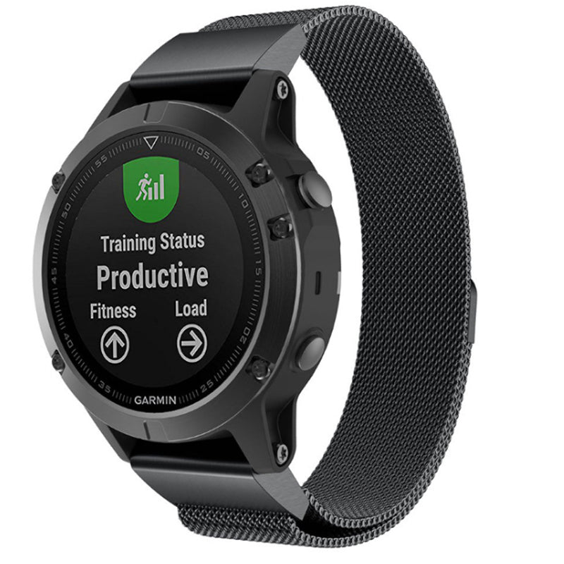 Garmin Forerunner 965 Strap Milanese Loop [Black]