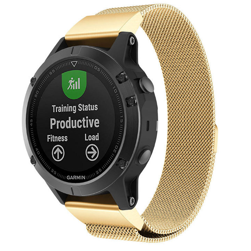 Garmin Forerunner 965 Strap Milanese Loop [Gold]