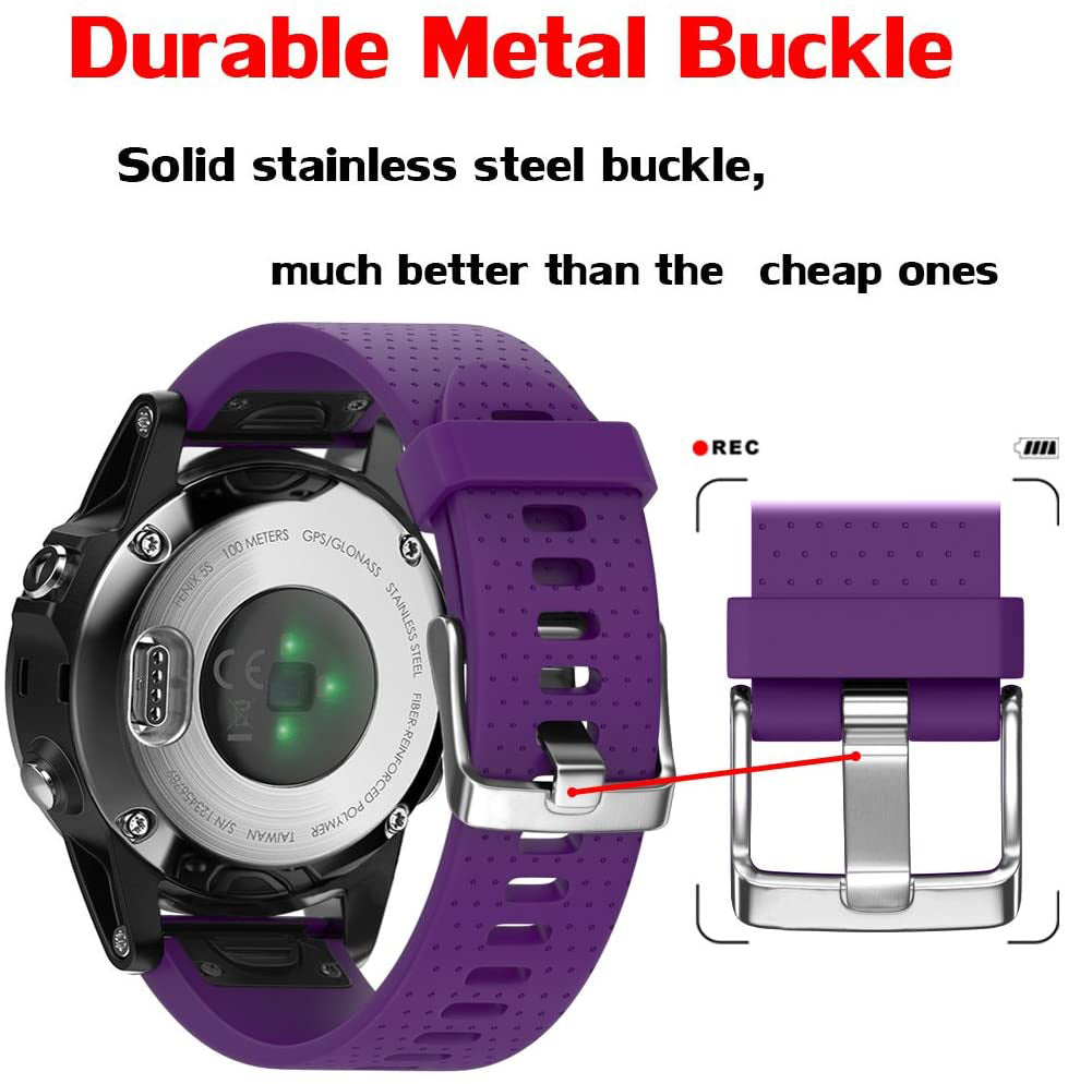 Garmin Forerunner 965 Silicone Strap [Purple]