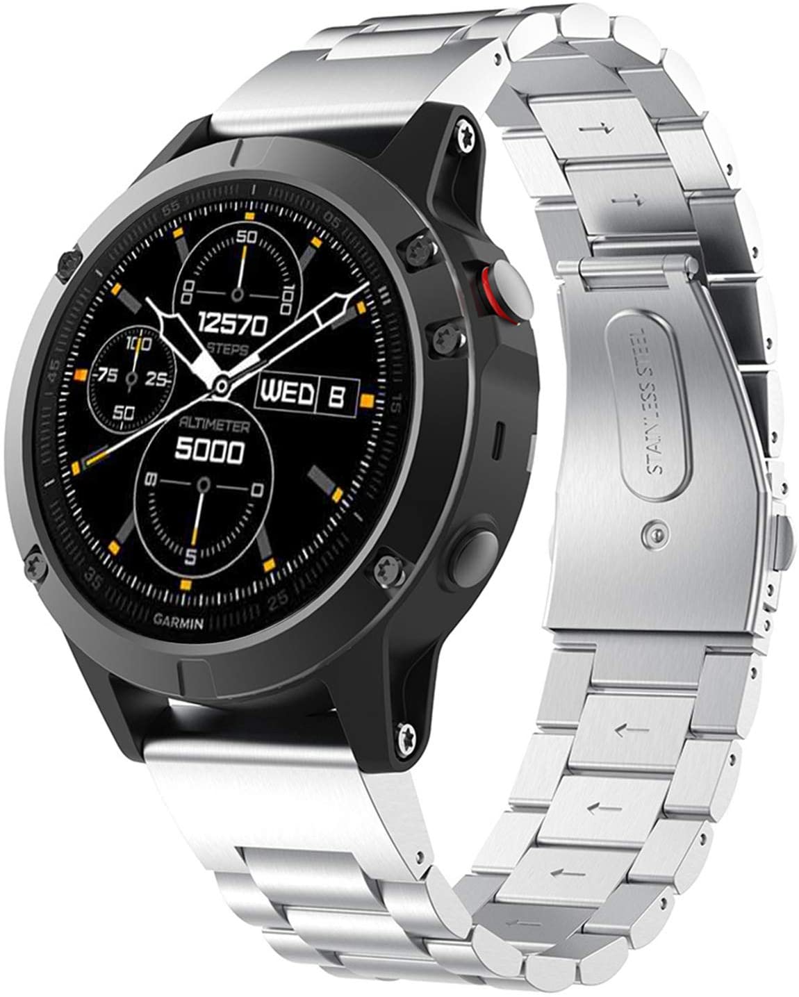 Garmin Instinct E - 40mm Strap Stainless Steel [Silver]
