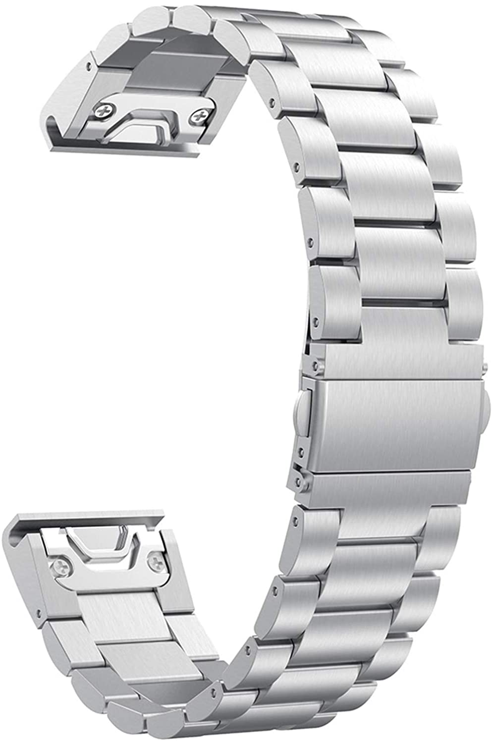 Garmin Forerunner 965 Strap Stainless Steel [Silver]