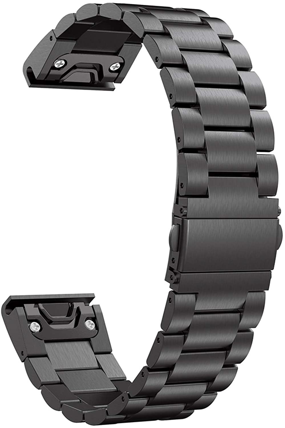 Garmin Forerunner 965 Strap Stainless Steel [Black]