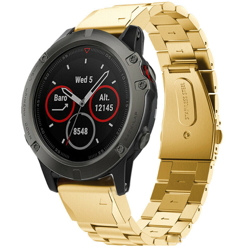 Garmin Forerunner 965 Strap Stainless Steel [Gold]