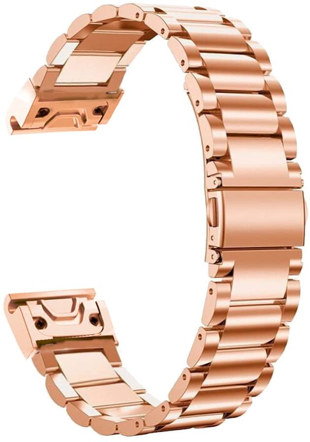 Garmin Forerunner 965 Strap Stainless Steel [RoseGold]
